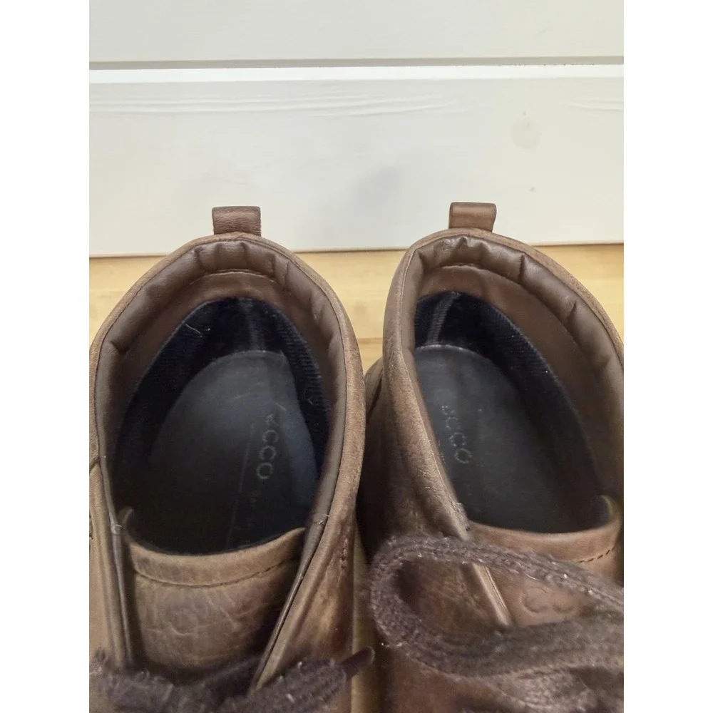 ECCO Men's Gore-Tex Waterproof Brown‎ Leather Chukka Boots EUR 45 US 11-11.5